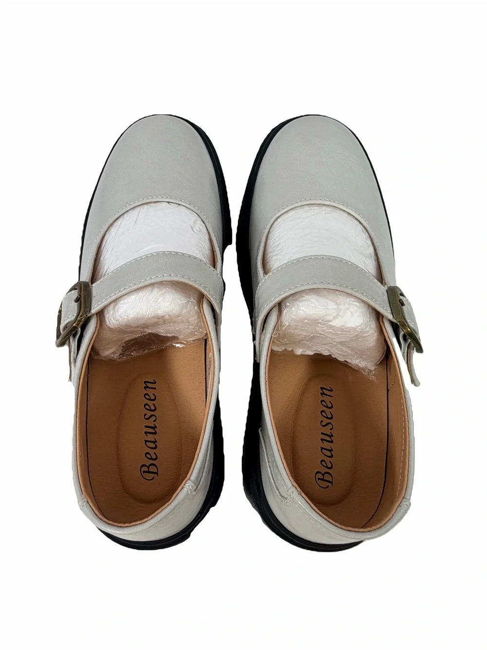 NWT Beauseen Mary Jane Shoes w/Platform Sole Size 6 Women's